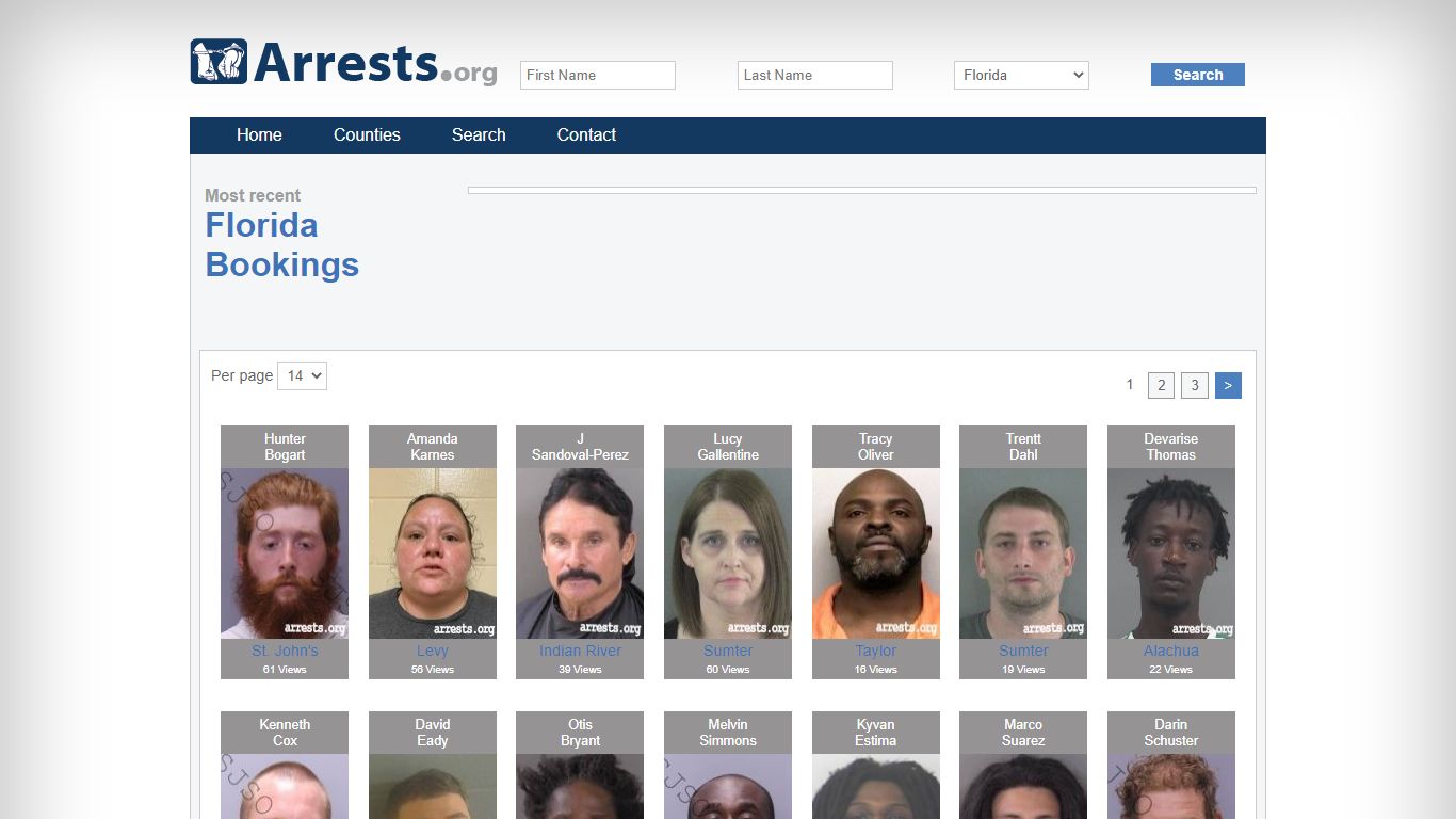Florida Arrests and Inmate Search